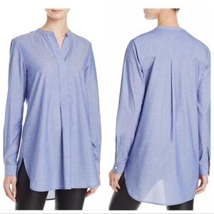 Theory Chambray Orvino Icon Cotton Tunic Size P/TP